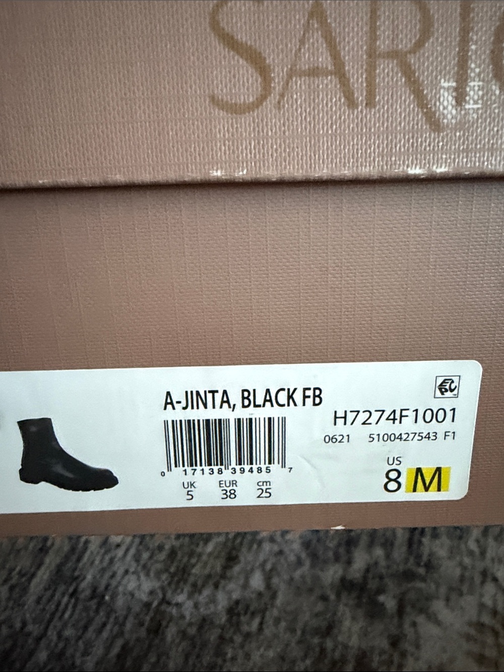 Women’s Franco Sarto A-Jinta Black Ankle Boots